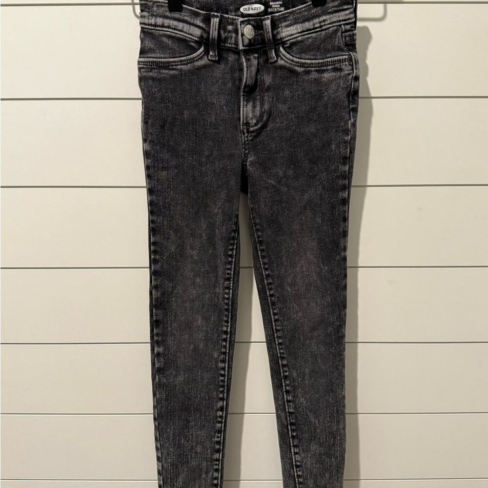 Old Navy Black Ballerina Jegging Jeans Girls‎ 10
